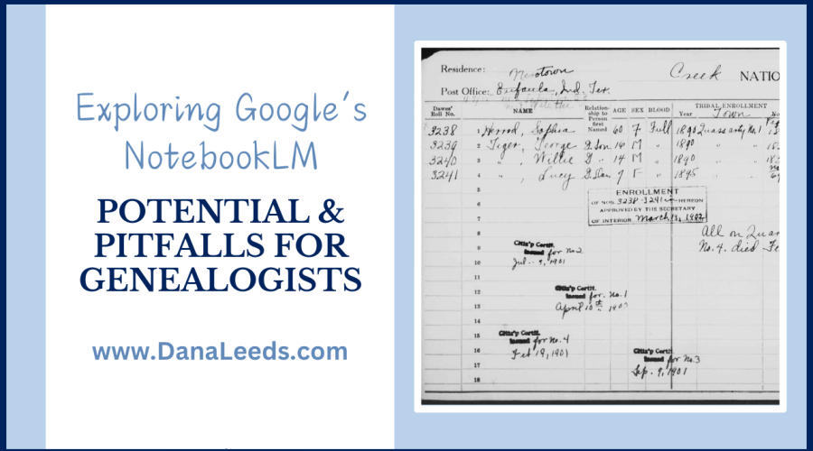 Exploring Google’s NotebookLM: Potential and Pitfalls for Genealogists
